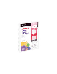 CARPETA FUNDAS TARIFARIO CARCHIVO ESPIRAL PP ARCHIVEX-STAR CANGURO A4 60 F INCOLORO