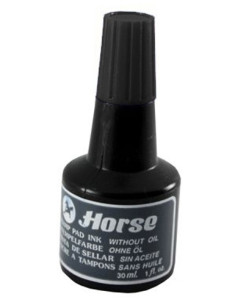 TINTA para TAMPON HORSE NEGRO