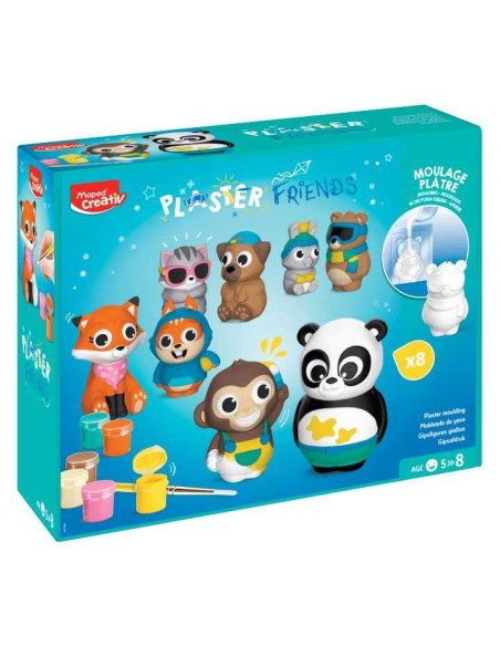 MAXI SET MAPED "PLASTER FRIENDS 8 FIGURAS"