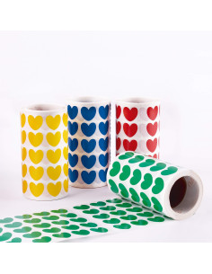 PACK 4 ROLLOS GOMETS APLI KIDS CORAZONES 2