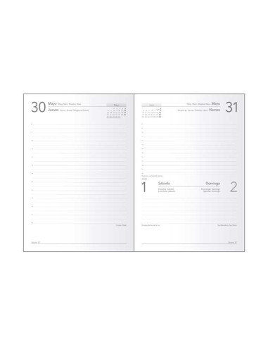 AGENDA 2026 DOHE SÍNTEX DÍA PÁGINA 14x20cm CASTELLANO