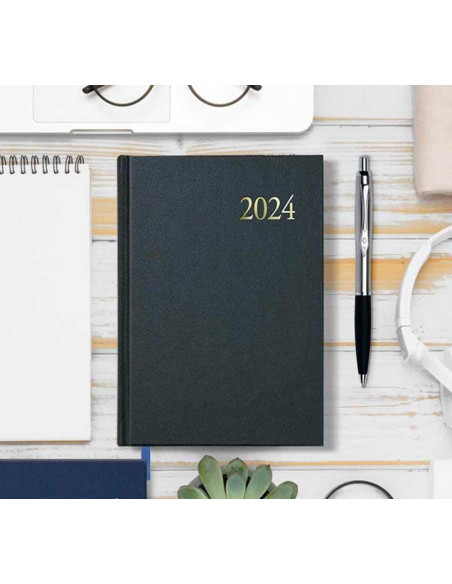 DOHE AGENDA ANUAL SEGOVIA 14X20CM DP NEGRO 2025