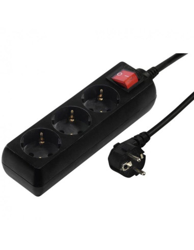REGLETA 3 TOMAS HAMA CON INTERRUPTOR