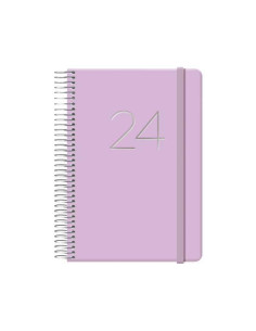 DOHE AGENDA ANUAL GLOSS ESPIRAL 125X18CM DP CIERRE CGOMA MORADO 2026