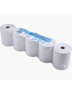PACK 5 ROLLOS PAPEL TÉRMICO EXACOMPTA 80x70mm