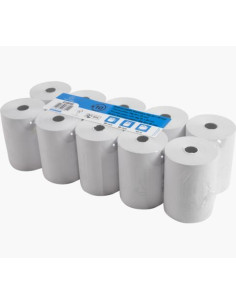 PACK 10 ROLLOS PAPEL TÉRMICO EXACOMPTA 80x60mm