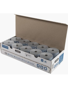 CAJA 10 ROLLOS PAPEL TÉRMICO EXACOMPTA 80x80mm SAFE CONTACT