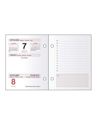 DOHE BLOQUE BUFETE ANUAL 85X11CM CASTELLANO 2026