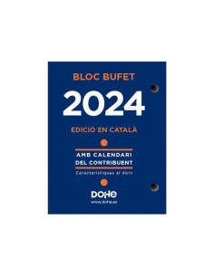 CALENDARIO 2026 DOHE BLOQUE BUFETE 85x11cm CATALÁN