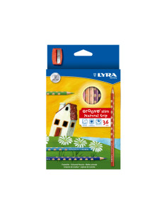 ESTUCHE 36 LÁPICES LYRA GROOVE SLIM SURTIDO