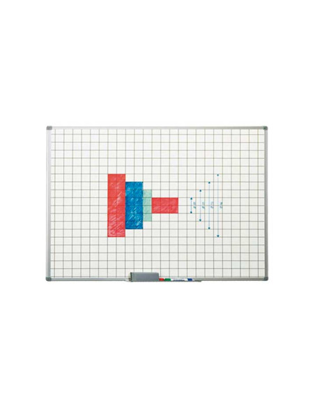 PIZARRA BLANCA CUADRICULADA FAIBO 122x244cm