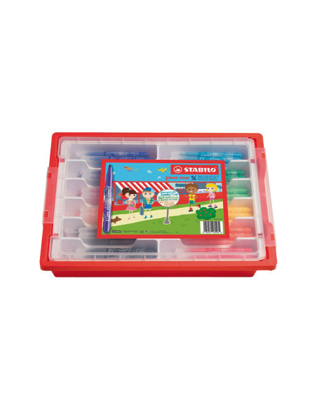 ROTULADOR FIBRA STABILO POWER MAX SCHOOLPACK de 96