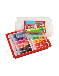 SCHOOLPACK 96 ROTULADORES STABILO POWER MAX 2