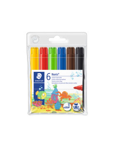 PACK 6 ROTULADORES STAEDTLER NORIS JUMBO SURTIDOS
