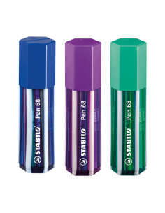 ESTUCHE BIG PEN BOX 20 ROTULADORES STABILO PEN 68