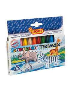 CAJA 12 CERAS JOVI TRIWAX SURTIDO