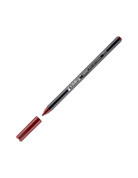 ROTULADOR FIBRA EDDING 1300 ROJO INGLES