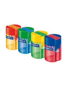 SACAPUNTAS DOBLE AGUJERO STAEDTLER COLORES SURTIDO