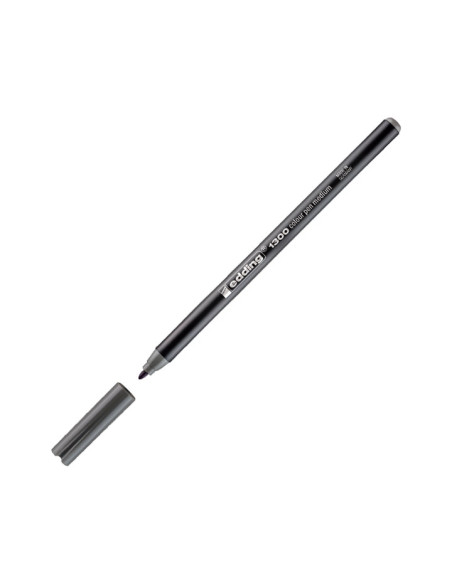 ROTULADOR FIBRA EDDING 1300 GRIS CASTAÑO
