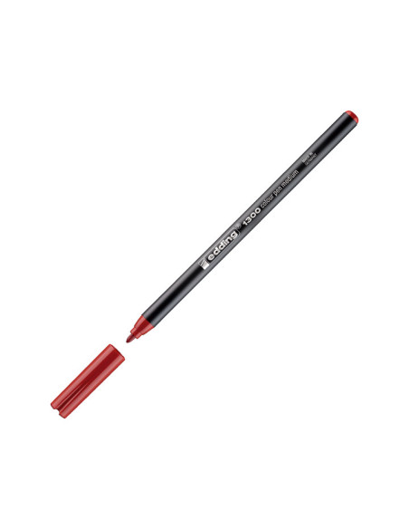 ROTULADOR FIBRA EDDING 1300 CARMESI
