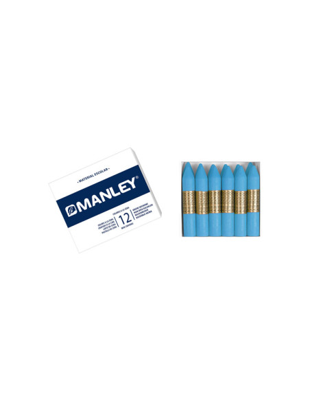 MANLEY CERAS 60MM 41 CELESTE CLARO ESTUCHE 12 UD