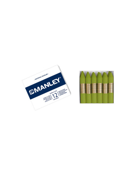 MANLEY CERAS 60MM VERDE OLIVA 49 ESTUCHE DE 12