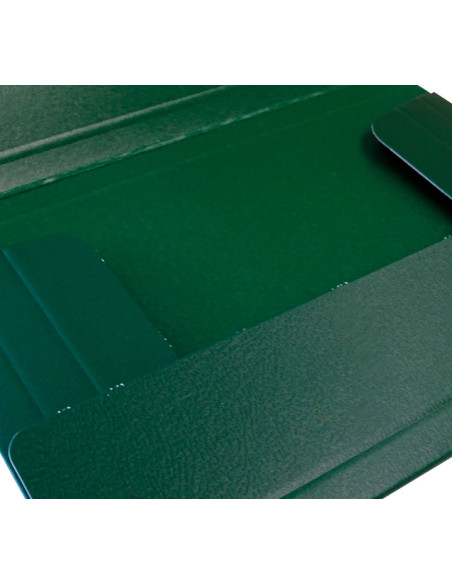 CARPETA de GOMAS y SOLAPAS MARIOLA CARTON ABG F VERDE