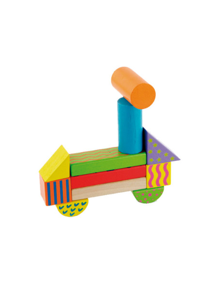 CAJA 100 BLOQUES DE MADERA ANDREU TOYS