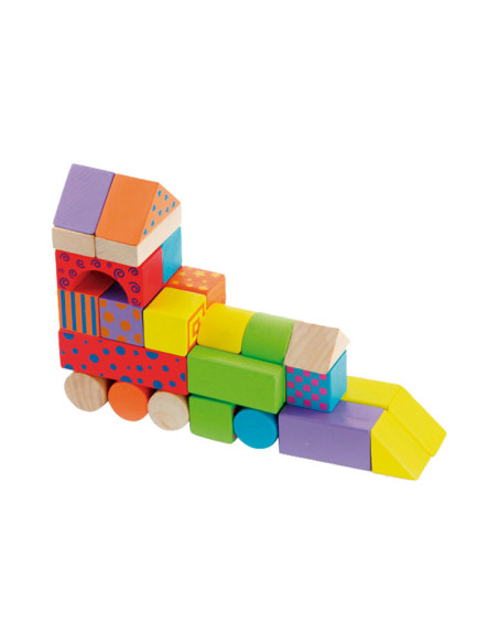 CAJA 100 BLOQUES DE MADERA ANDREU TOYS