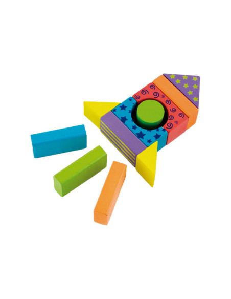 CAJA 100 BLOQUES DE MADERA ANDREU TOYS