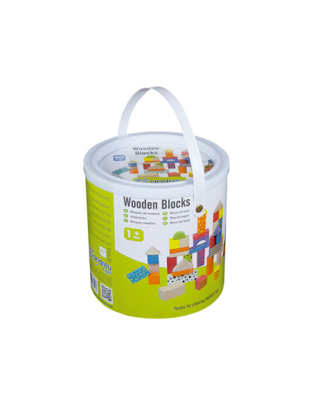 CAJA 50 BLOQUES DE MADERA ANDREU TOYS