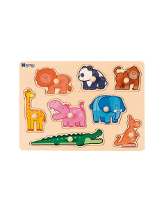 PUZZLE 8 PIEZAS ANDREU TOYS JUNGLE ANIMALS
