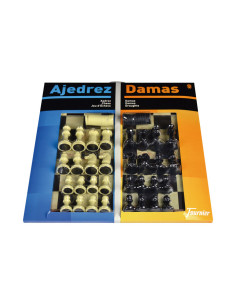 BLÍSTER TABLERO COMBINADO FOURNIER DAMASAJEDREZ