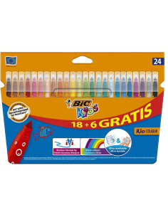 ESTUCHE 186 ROTULADORES BIC COULEUR MEDIUM