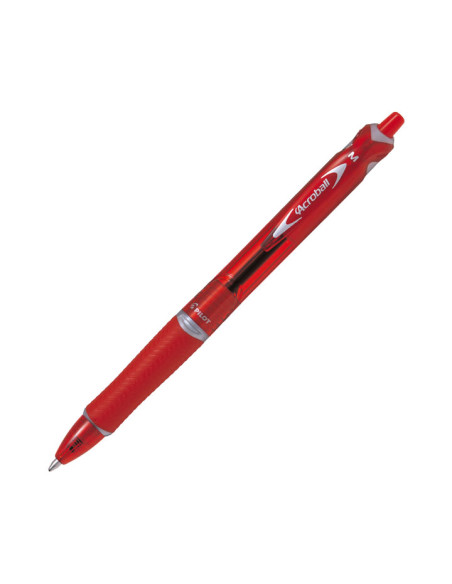 PILOT BOLÍGRAFO ACROBALL PUNTA MEDIA RETRÁCTIL ROJO