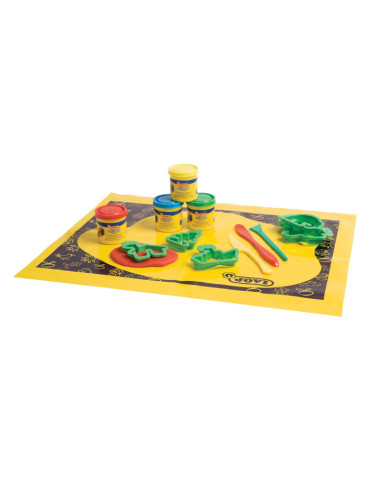 CUBO 4 BOTES PLASTILINA JOVI SOFT DOUGH BLANDIVER + ACCESORIOS