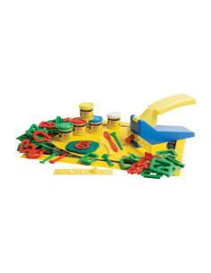CAJA 5 BOTES PLASTILINA JOVI SOFT DOUGH BLANDIVER  ACCESORIOS LETRAS Y NÚMEROS 2