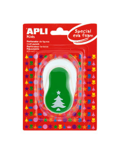 TALADRO CREATIVO APLI KIDS FIGURA ÁRBOL NAVIDAD