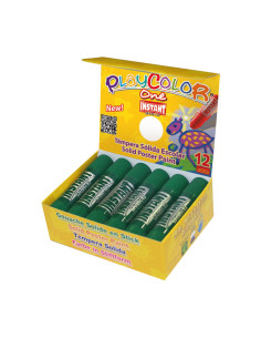 CAJA 12 TÉMPERAS PLAYCOLOR SÓLIDAS 10gr