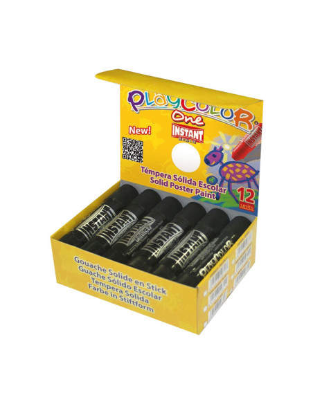 CAJA 12 TÉMPERAS PLAYCOLOR SÓLIDAS 10gr