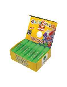 CAJA 12 TÉMPERAS PLAYCOLOR SÓLIDAS 10gr