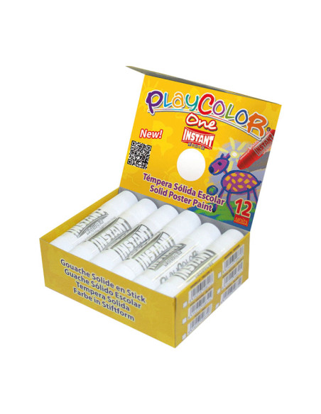 CAJA 12 TÉMPERAS PLAYCOLOR SÓLIDAS 10gr