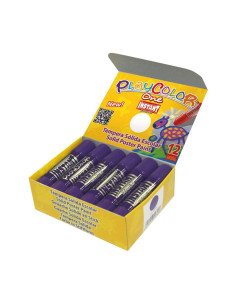 CAJA 12 TÉMPERAS PLAYCOLOR SÓLIDAS 10gr