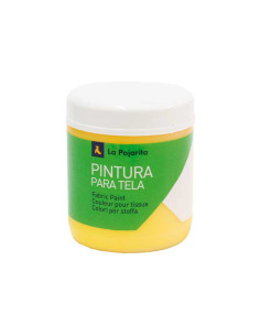BOTE PINTURA LA PAJARITA PARA TELA 250ml AMARILLO REAL