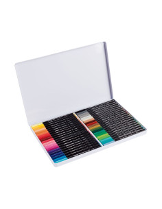 CAJA DE METAL 40 ROTULADORES EDDING 1300 2