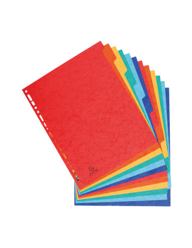 SEPARADORES EXACOMPTA PREMIUM 10 POSICIONES A4