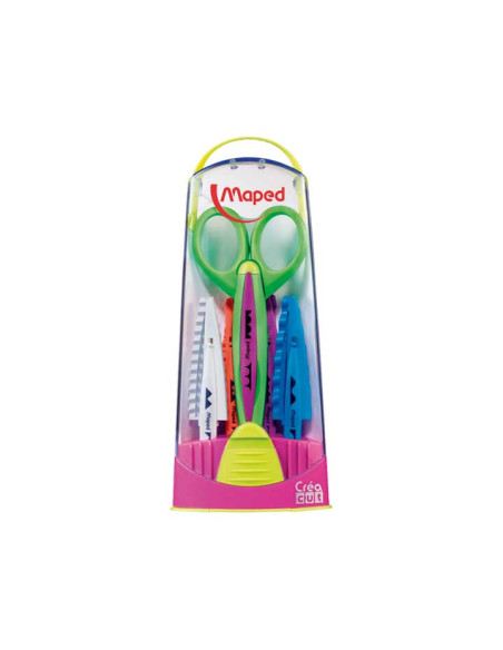 ESTUCHE TIJERAS MAPED CREA CUT  5 JUEGOS DE CUCHILLAS