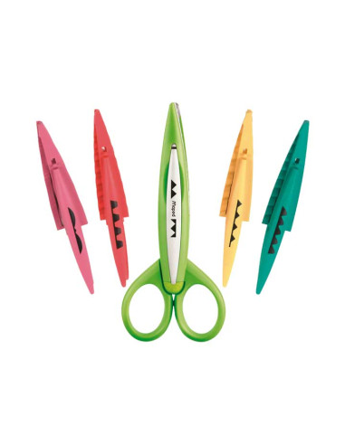 ESTUCHE TIJERAS MAPED CREA CUT  5 JUEGOS DE CUCHILLAS