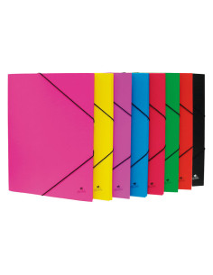 EXPOSITOR 24 CARPETA SOLAPAS CARTÓN FORRADO SERIE MÉRIDA