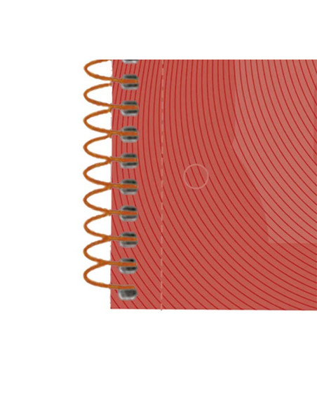 BLOC OXFORD SCHOOL EUBOOK 1 TOUCH microtapa EXTRA A4 80h CUADRIC5x5 90g CORAL